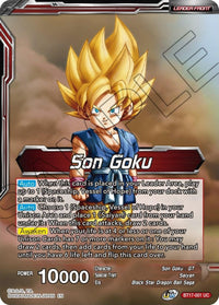 Son Goku // Son Goku, Pan, and Trunks, Space Adventurers (BT17-001) [Ultimate Squad Prerelease Promos] - POKÉ JEUX