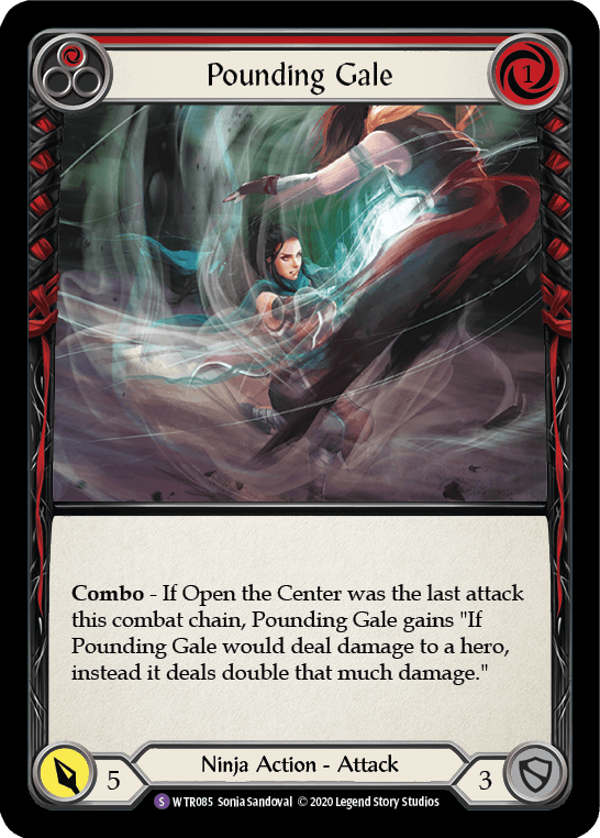 Pounding Gale [U-WTR085] (Welcome to Rathe Unlimited) Unlimited Rainbow Foil - POKÉ JEUX