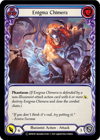 Enigma Chimera (Blue) [U-MON100-RF] (Monarch Unlimited) Unlimited Rainbow Foil - POKÉ JEUX