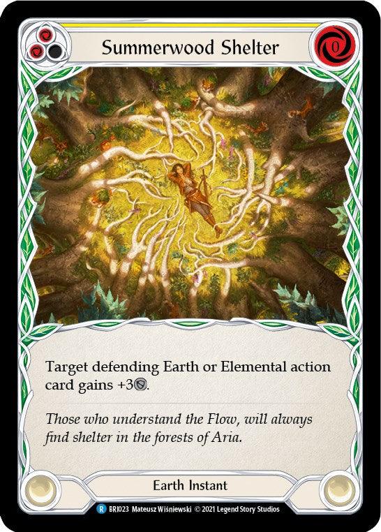 Summerwood Shelter (Yellow) [BRI023] (Tales of Aria Briar Blitz Deck) 1st Edition Normal - POKÉ JEUX