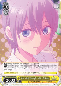 Coiffure courte, Ichika Nakano (5HY/W83-TE03 TD) [Les quintuplés quintessentiels] 