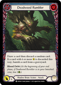 Deadwood Rumbler (Blue) [MON140] (Monarch) 1st Edition Normal - POKÉ JEUX
