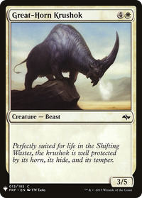 Great-Horn Krushok [Mystery Booster]