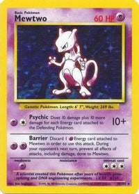 Mewtwo (10/102)  - Base Set Holofoil