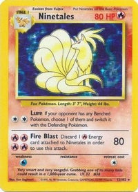 Ninetales (12/102)  - Base Set Holofoil