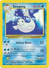 Dewgong (25/102)  - Base Set