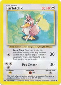 Farfetch'd (27/102)  - Base Set