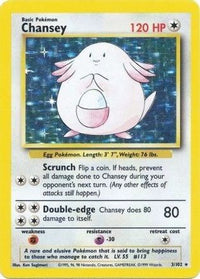 Chansey (3/102) - Base Set Holofoil