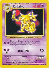 Kadabra (32/102)  - Base Set