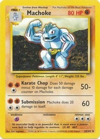 Machoke (34/102)  - Base Set