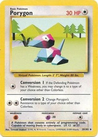 Porygon (39/102)  - Base Set