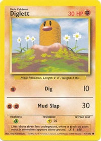 Diglett (47/102)  - Base Set