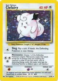 Clefairy (5/102)  - Base Set Holofoil