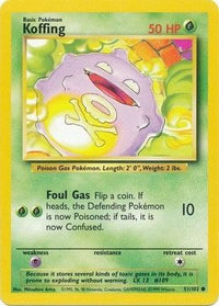 Koffing (51/102)  - Base Set