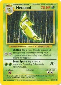 Metapod (54/102)  - Base Set