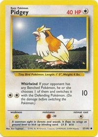 Pidgey (57/102)  - Base Set