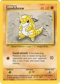 Sandshrew (62/102)  - Base Set