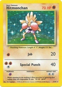 Hitmonchan (7/102)  - Base Set Holofoil