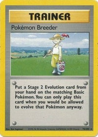Pokemon Breeder (76/102)  - Base Set
