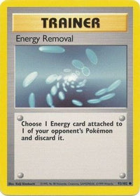 Energy Removal (92/102)  - Base Set