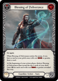 Blessing of Deliverance (Red) [WTR054-R] (Welcome to Rathe) Alpha Print Rainbow Foil - POKÉ JEUX