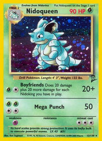 Nidoqueen (12/130)  - Base Set 2 Holofoil