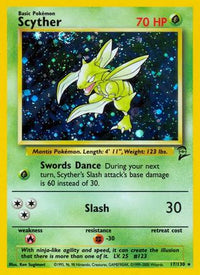 Scyther (17/130) - Base Set 2 Holofoil
