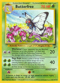 Butterfree (34/130)  - Base Set 2