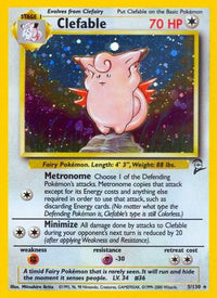 Clefable (5/130)  - Base Set 2 Holofoil