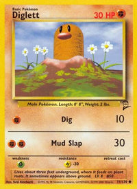 Diglett (71/130)  - Base Set 2