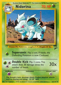 Nidorina (53/130)  - Base Set 2