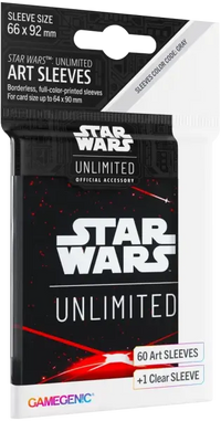 Star Wars Unlimited: Art Sleeves – Back Red