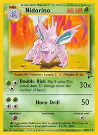 Nidorino (54/130)  - Base Set 2