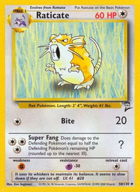 Raticate (58/130)  - Base Set 2