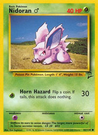 Nidoran M (83/130)  - Base Set 2