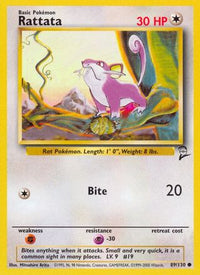 Rattata (89/130)  - Base Set 2