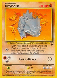 Rhyhorn (90/130)  - Base Set 2