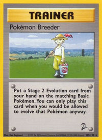 Pokemon Breeder (105/130) - Base Set 2