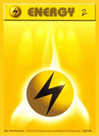 Lightning Energy (128/130)  - Base Set 2