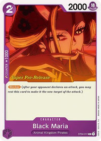 Black Maria [Super Deck de Démarrage Pré-Release : Animal Kingdom Pirates] 