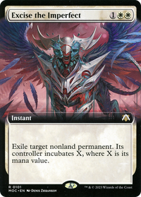 Excise the Imperfect (MOC-101) - March of the Machine Commander: (Extended Art) Foil