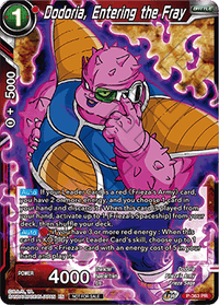 Dodoria, Entering the Fray (Unison Warrior Series Boost Tournament Pack Vol. 7) (P-363) [Tournament Promotion Cards]