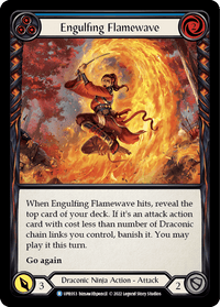 Engulfing Flamewave (Blue) [UPR053] (Uprising) Rainbow Foil - POKÉ JEUX