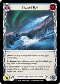 Blizzard Bolt (Blue) [U-ELE046] (Tales of Aria Unlimited) Unlimited Rainbow Foil - POKÉ JEUX