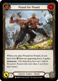 Pound for Pound (Blue) [MON280] (Monarch) 1st Edition Normal - POKÉ JEUX