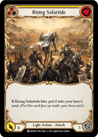 Rising Solartide (Yellow) [MON079-RF] (Monarch) 1st Edition Rainbow Foil - POKÉ JEUX