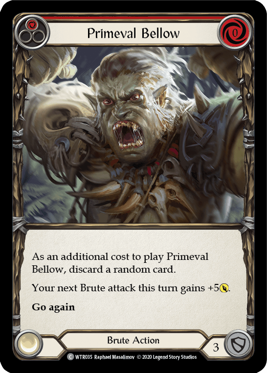 Primeval Bellow (Red) [U-WTR035] (Welcome to Rathe Unlimited) Unlimited Normal - POKÉ JEUX