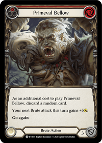 Primeval Bellow (Red) [U-WTR035] (Welcome to Rathe Unlimited) Unlimited Normal - POKÉ JEUX