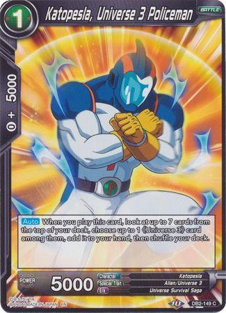 Katopesla, Universe 3 Policeman (Reprint) (DB2-149) [Battle Evolution Booster] - POKÉ JEUX