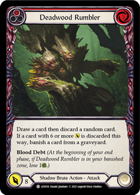 Deadwood Rumbler (Red) [LEV010] (Monarch Levia Blitz Deck) - POKÉ JEUX